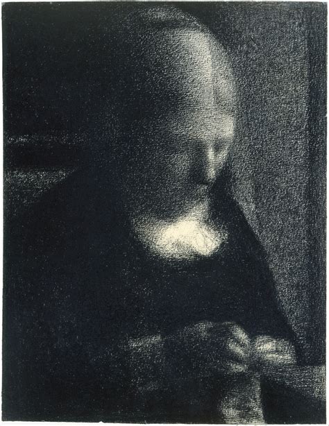 Georges Seurat Embroidery The Artist S Mother The Metropolitan