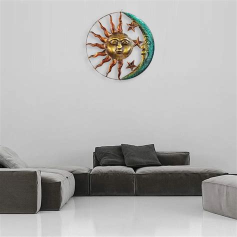 Wrought Iron Sun Moon Metal Art Jenshomeandgardendecor