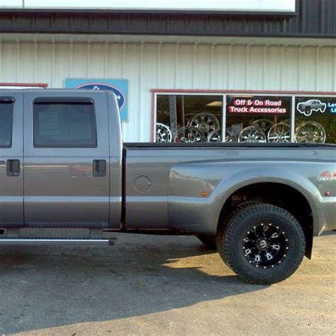 Fuel Throttle D Dually Rear Matte Black Milled Wheels Wheelonline