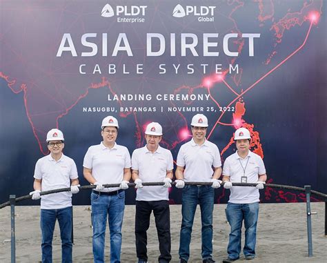 Pldt Completes Landing Of Asia Direct Cable System In Batangas Dcd