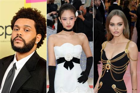 Jennie Of Blackpink The Weeknd And Lily Rose Depp Drop Four New