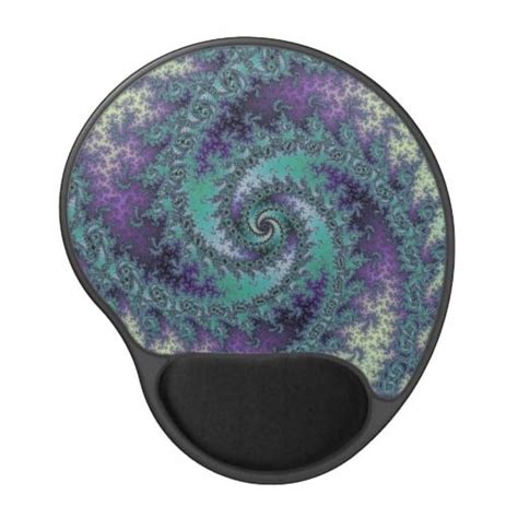 Smokey Tornado Fractal Swirl Gel Mousepad Office Mouse Pad Desk