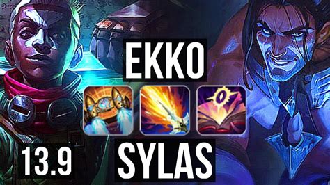 Ekko Vs Sylas Mid M Mastery Games Godlike Kr