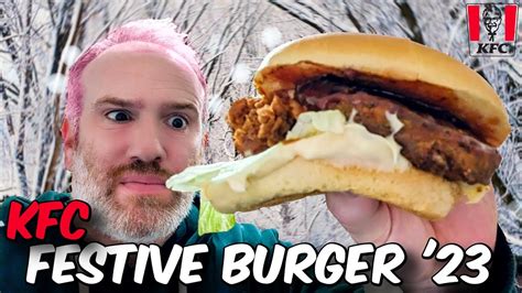 KFC Festive Burger 2023 YouTube