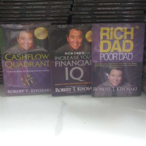 Promo Paket 3 Buku Robert Kiyosaki Rich Dad Poor Dad Cashflow Quadrant