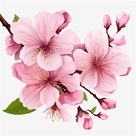 Sakura 100 Clip Arts And 6 Seamless Pattern Cherry Blossom Png Japan