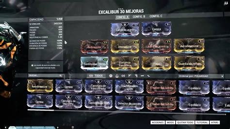 Warframe Build Para Excalibur Arma Cuerpo A Cuerpo YouTube