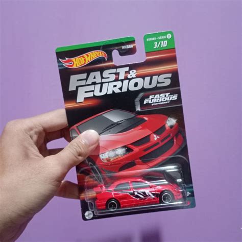 Jual Hot Wheels Mitsubishi Lancer Evolution Fast And Furious Shopee