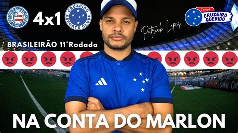 PÓS JOGO BAHIA 4X1 CRUZEIRO GOLEADA NA CONTA DO MARLON