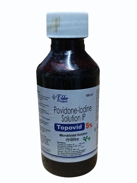 Composition Povidone Iodine Solution Ip Packaging Size Ml At