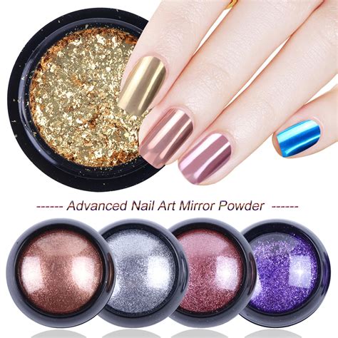 03g Rose Gold Pearl Nail Mirror Powder Glitter Maggic Mirror Effect