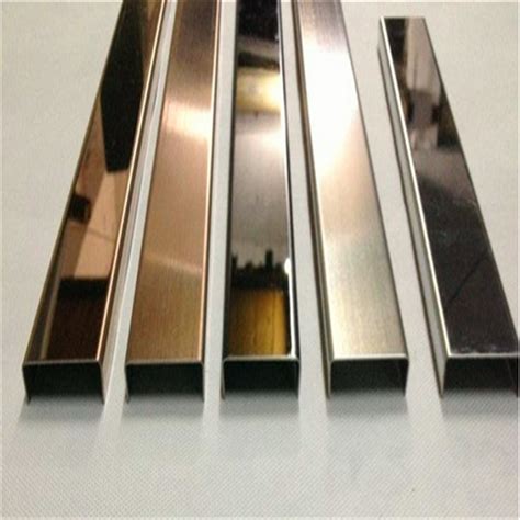 Metal Trim Black Or Silver Satin Stainless Steel Inlay Strips For Wall Decoration Inlay Strips