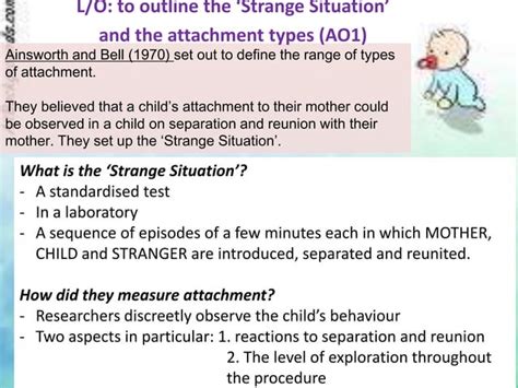 Strange Situation Types Of Att Ppt