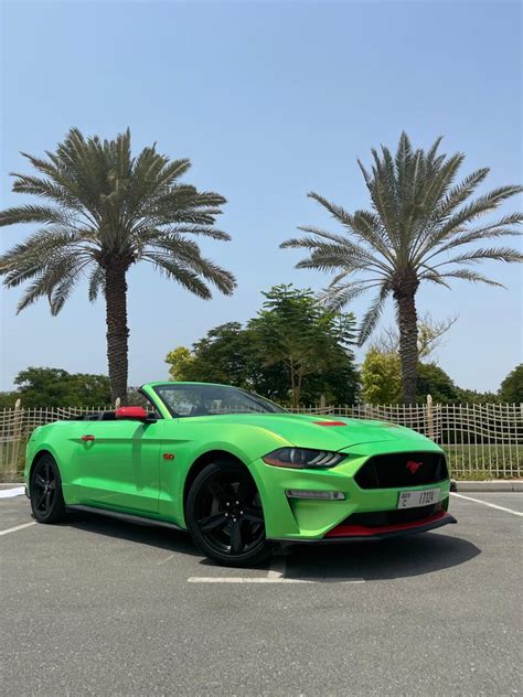 Rent Ford Mustang Gt Convertible In Dubai Rotana Star