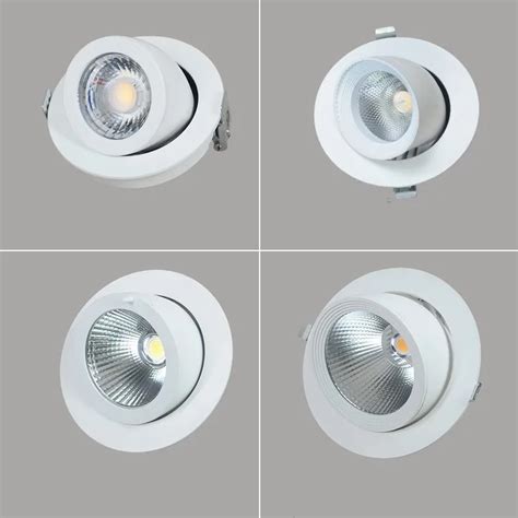 Adjustable Cob Led Trunk Low Profile Led Downlights Super Bright Indoor