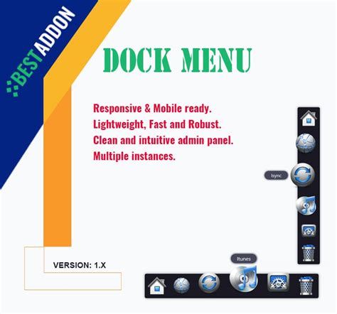 Dock Menu - BestAddon.com