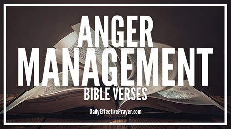 Bible Verses On Anger Management Scriptures To Overcome Anger Audio