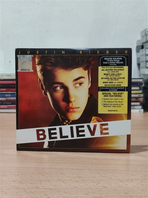 (CD+DVD) Justin Bieber Believe Deluxe Edition, Hobbies & Toys, Music ...