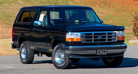 This 1995 Ford Bronco Xlt With Just 457 Miles Is As New As It Gets