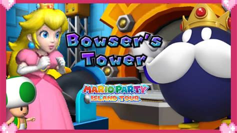 Mario Party Island Tour Bowsers Tower Peach Gameplay Youtube