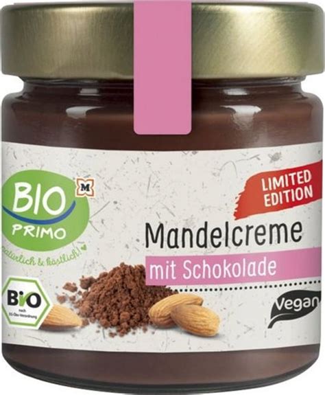 Bio Primo Bio Mandelcreme Schokolade G Piccantino Onlineshop