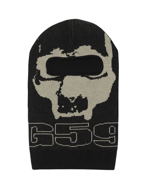 G59 Records B Logo Knit Ski Mask Black Grailed