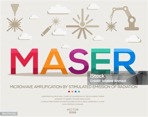 Maser Microwave Amplification By Stimulated Emission Of Radiation Stock ...