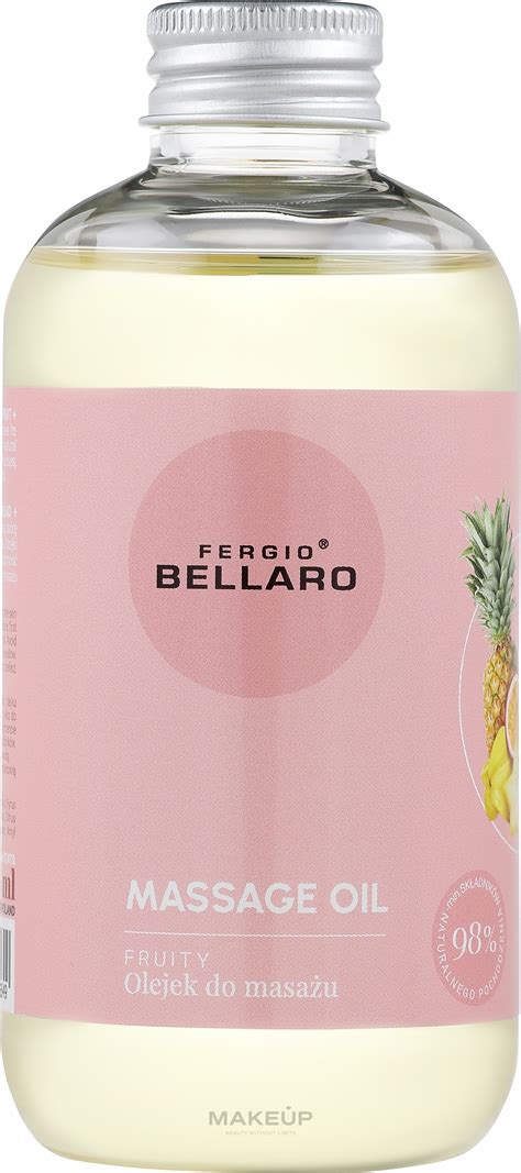 Fergio Bellaro Massage Oil Fruit Massage Oil Makeup Uk