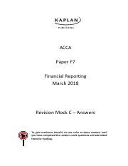 Mock A Pdf Acca Paper F Financial Reporting March Revision