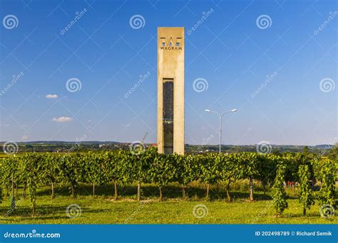 Entrance To Wine Region Wagram, Lower Austria, Austria Editorial Stock ...