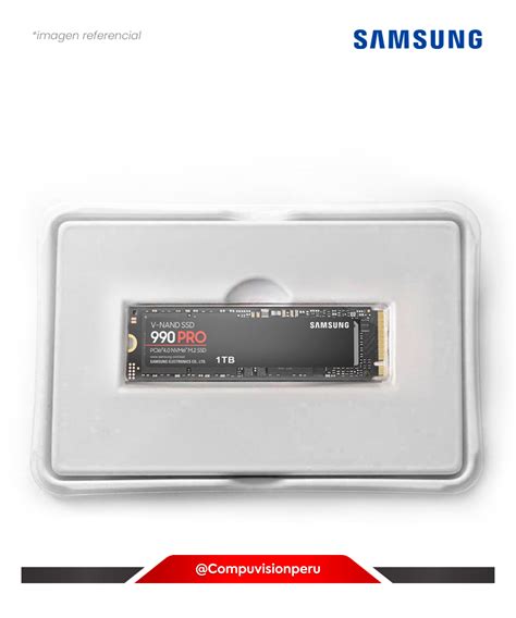 Disco Solido Ssd 1tb Samsung 990 Pro Black Blister M2 2280 Pcie Gen 4