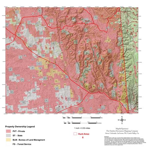 Wyoming Deer Hunt Area 6 Hunt Wyoming Map By Map The Xperience Avenza Maps Avenza Maps