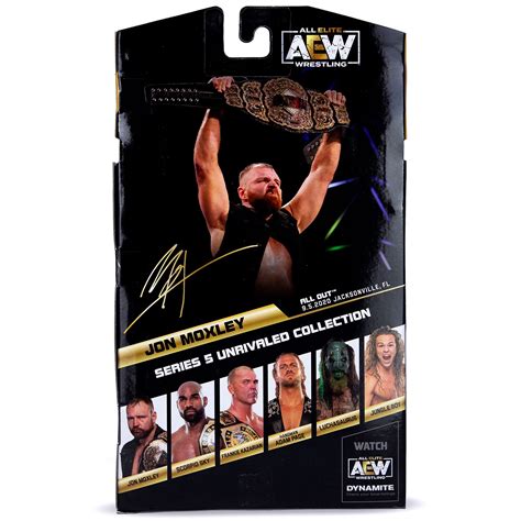 Buy AEW All Elite Wrestling Unrivaled Collection Jon Moxley 6 5 Inch