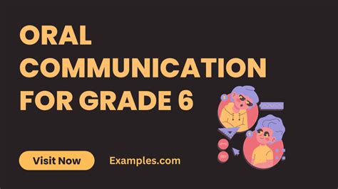 Oral Communication For Grade 6 29 Examples