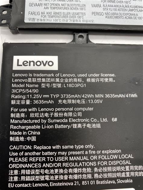 Lenovo 11 500e Gen 2 Chromebook Battery L18d3pg1 L17m3pb0 5b10s73396 Over 80 Ebay