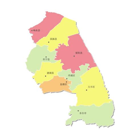 江苏省的区划调整，13个地级市之一，盐城市为何有9个区县？ 元朝