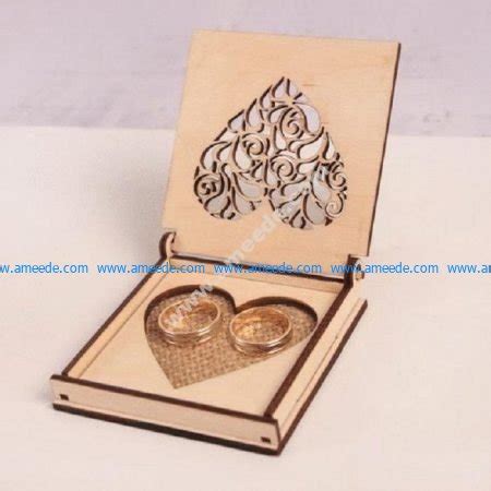 Laser cut wooden jewelry box plans – Free Download Vector Files