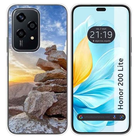 Funda Silicona Para Huawei Honor 200 Lite 5g Diseño Sunset Dibujos con