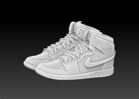 Stl File Nike Air Jordan 1 Finger Sneakers・3d Printer Design To