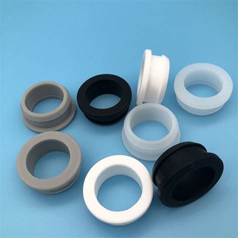 Silicone Rubber Snap On Grommet Hole Plugs Bung Cable Wiring Protect