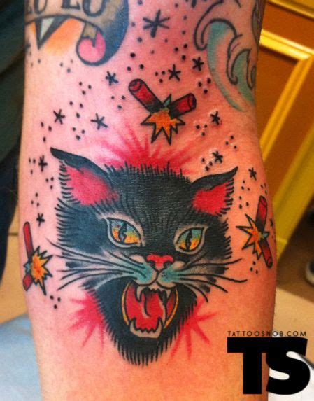 Black Cat Fire Works Fire Works Pinterest Cat Face Tattoos Cat