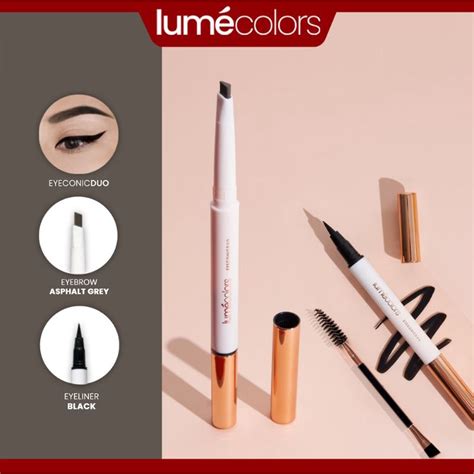 Jual Lumecolors Eyeconic Duo Eyeliner Eyebrow Shopee Indonesia