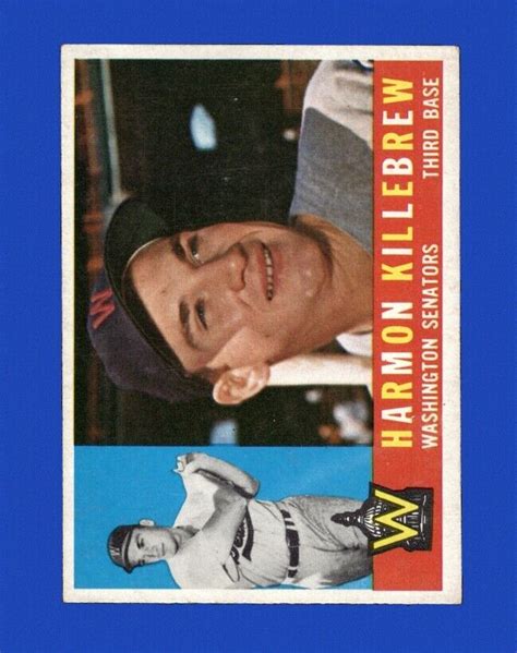 Topps Set Break Harmon Killebrew Vg Vgex Crease Gmcards