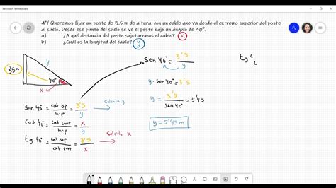 Mates Trigonometr A Problemas Youtube