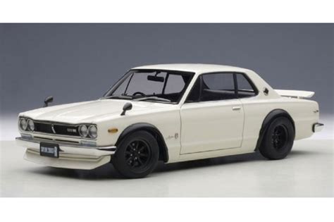 Autoart Nissan Skyline Gt R Kpgc Tuned Version White Modelcar