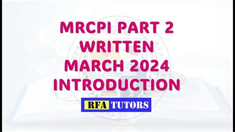 Introduction To Mrcpi Written March Varicella In Pregnancy Youtube