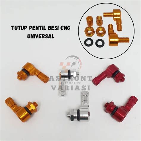 Pentil Panjang Besi Cnc Tubeles Motor Mobil Drat Dalam Luar Tubles New