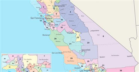 Map California Congressional Districts Map Of Canada