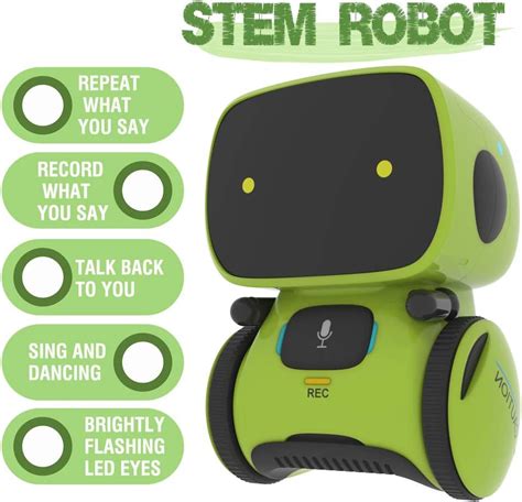 Smart Robot Toys for Kids, Vector Robot Toy with Touch,Voice Control ...