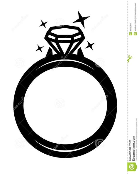 Engagement Ring Silhouette at GetDrawings | Free download